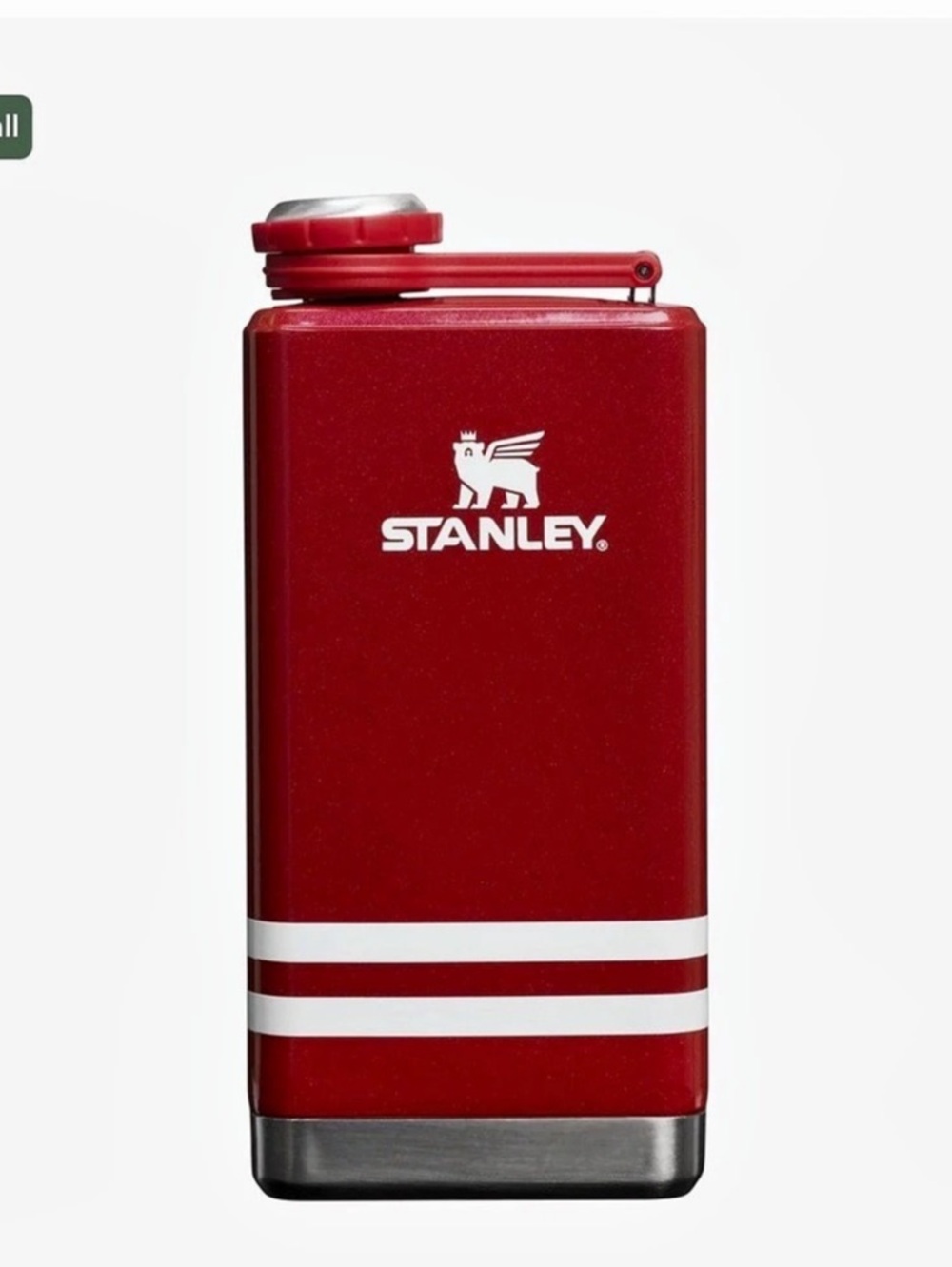 Stanley Classic Easy Fill Wide-Mouth Flask 8 oz Red